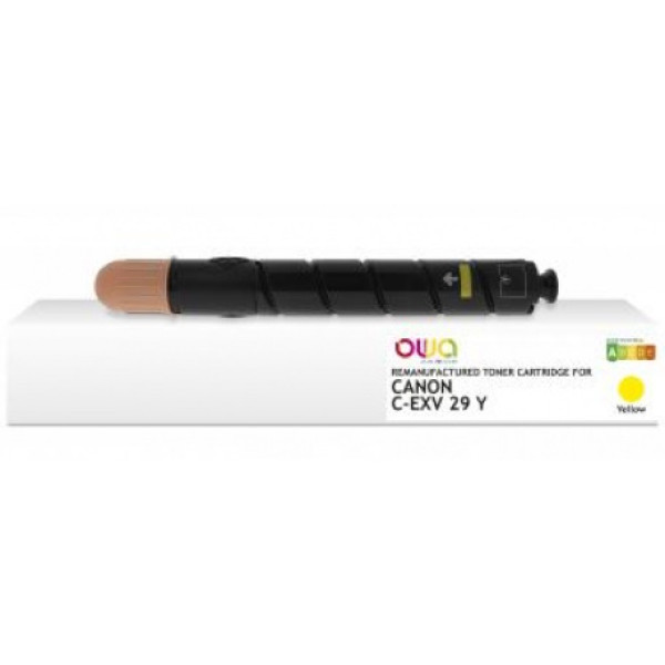 Toner reman OWA: CANON iR C5030 C5035 C5235 C5240 27.000p. STD 2802B003 / C-EXV29 Y