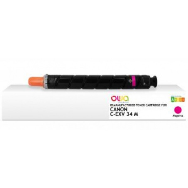 Toner reman OWA: CANON iR C2020 C2025 C2030 C2220 19.000p. STD 3784B002 / C-EXV34M