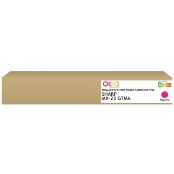 Toner reman OWA: SHARP MX2010U MX2310F 2614N 3111U 10.000p. STD MX-23 GTMA