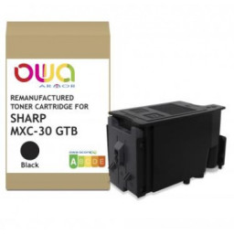 Toner reman OWA: SHARP MX C250F C300P C300W C301W 6.000p. STD MXC-30 GTB