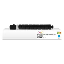 Toner reman OWA: CANON iR C5535 C5540 C5550 26.000p. Std.capacity 0482C002 / C-EXV51 C cyan Toner reman OWA: CANON iR C5535 C5540 C5550 26.000p. Std.capacity 0482C002 / C-EXV51 C cyan
