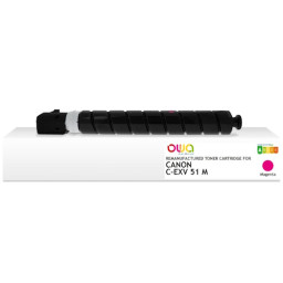 Toner reman OWA: CANON iR C5535 C5540 C5550 60.000p. Std.capacity 0483C002 / C-EXV51 M magenta Toner reman OWA: CANON iR C5535 C5540 C5550 60.000p. Std.capacity 0483C002 / C-EXV51 M magenta