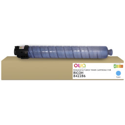 Toner reman OWA: RICOH IMC4500 IMC5500 C6000 22.500p. (842286) cyan