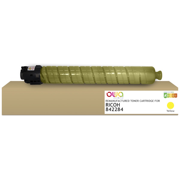 Toner reman OWA: RICOH IMC4500 IMC5500 C6000 22.500p. (842284) amarillo