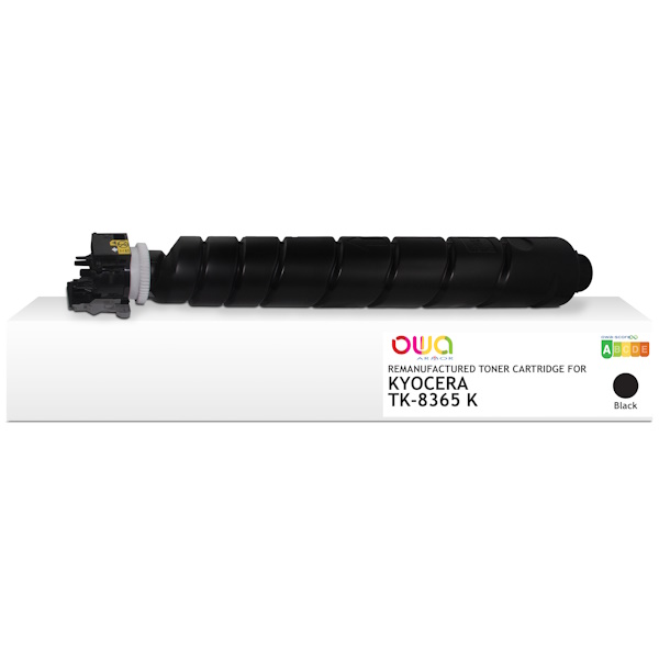 Toner reman OWA: KYOCERA TK-8365K 25.000p. (1T02YP0NL0) negro