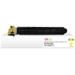 Toner reman OWA: KYOCERA TK-8365Y 12.000p. (1T02YPANL0) amarillo