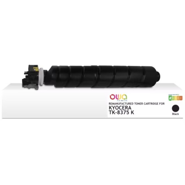 Toner reman OWA: KYOCERA TK-8375K 30.000p. (1T02XD0NL0) negro