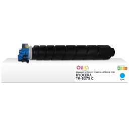 Toner reman OWA: KYOCERA TK-8375C 20.000p. (1T02XDCNL0) cyan