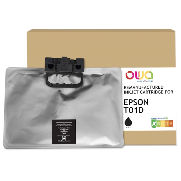 Ct. reman. OWA: EPSON WT-C529R WT-C579R negro 900ml 50.000p. XXL ink T01D (C13T01D100) Ct. reman. OWA: EPSON WT-C529R WT-C579R negro 900ml 50.000p. XXL ink T01D (C13T01D100)