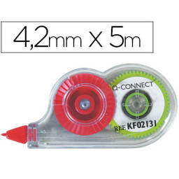 Corrector Q-CONNECT cinta mini blanco 5mt. x 4.2mm. 