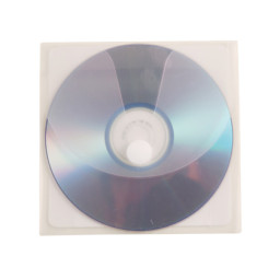 (5) Sobre para CD Q-CONNECT autoadhesivo con velcro para CD/DVD