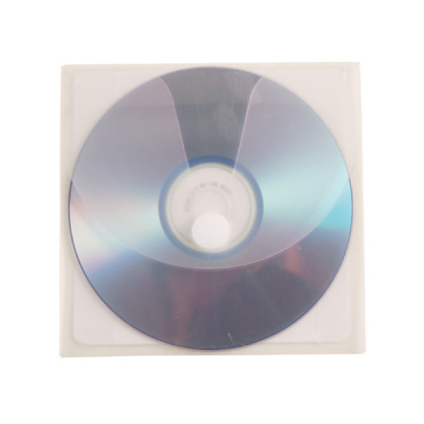 (5) Sobre para CD Q-CONNECT autoadhesivo con velcro para CD/DVD