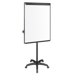 Pizarra Q-CONNECT blanca con ruedas 70x103 cm. para escritura directa y para bloc