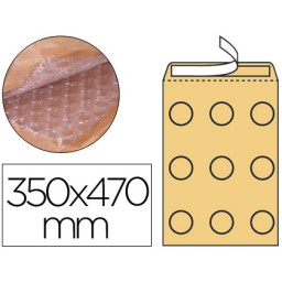 (50) Sobre burbujas Q-CONNECT crema K/7 350x470 mm