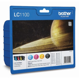 (4) C.t.BROTHER KCMY DCP385 DCP585 MFC490 MFC790 795 990 J615 J715 5490 5890 (kit 4 colores)