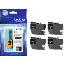 (4) C.t.BROTHER CMYK DCPJ1050 MFCJ1010 4x500p. - kit 4-colores larga duración (XL)