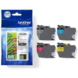 (4) C.t.BROTHER MFCJ5430 MFCJ5740 MFCJ6540 MFCJ6940  kit 4-colores larga duración (XL)