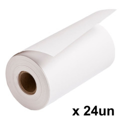 (24) Rollos papel continuo BROTHER RJ 2