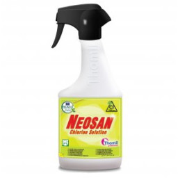 NEOSAN solución clorada para baños en spray 750ml lista para su uso directo.