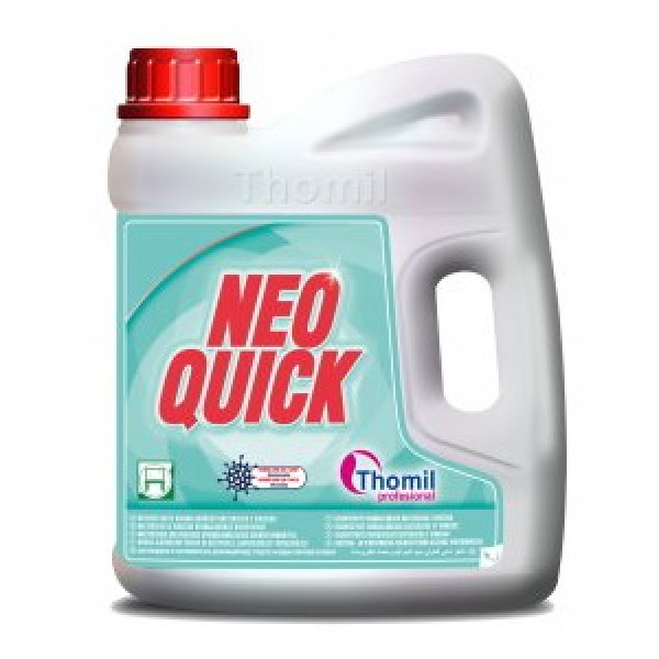 NEOQUICK desinfectante hidroalcohólico en garrafa de 4l. para superficies, bactericida y virucida