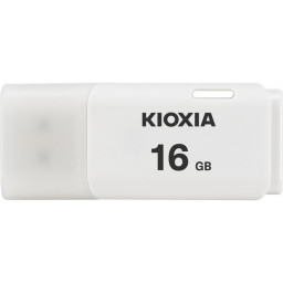 Memoria USB KIOXIA White 16GB TransMemory U202, 16 GB, USB tipo A, 2.0, Tapa