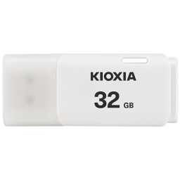 Memoria USB KIOXIA White 32GB TransMemory U202, USB-A 2.0 con tapa