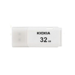 Memoria USB KIOXIA White 32GB TransMemory U202, 32 GB, USB tipo A, 2.0, Tapa