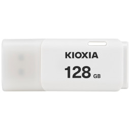 Memoria USB KIOXIA White 128GB TransMemory U202, USB-A 2.0 con tapa