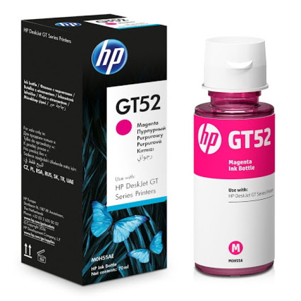 Recarga tinta HP GT52 magenta InkTank 115 500 530 615 410 415 SmartTank 500 515