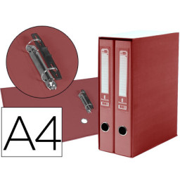 Modulo 2 Archivadores de palanca LIDERPAPEL rojo Folio, 345x280