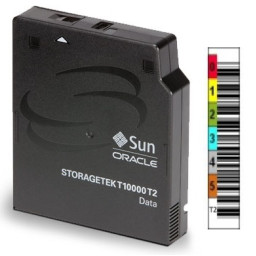 Cart.ORACLE StorageTek T10000 T2 5TB/8.5TB (tape drive C/D) etiquetado