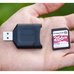 SD card reader KINGSTON MobileLite Plus USB 3.2 Gen 1 UHS-II, lector de tarjetas SD