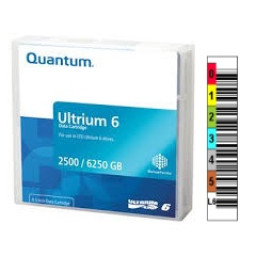 DC QUANTUM Ultrium LTO-6 BaFe etiquetado 2,5TB/6,25TB Barium Ferrite secuencia a medida