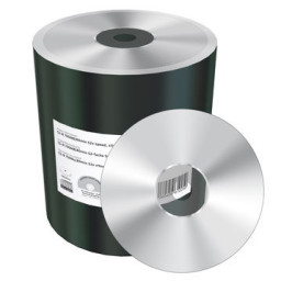 (T100) CD-R MEDIARANGE bulk 700MB 80min 52x silver, no-imprimible, Shrink-100 (retráctil)