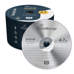 (T50) DVD+R MEDIARANGE 4,7GB 16x no imprimible (tarrina-50)