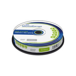 (T10) DVD-R MEDIARANGE 4,7GB 16x no imprimible (tarrina-10)