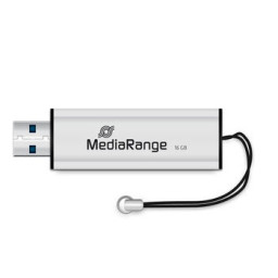 Memoria MEDIARANGE USB 3.0  16GB retráctil, read 50MB/s write 15MB/s