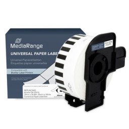 Rollo etiquetas MEDIARANGE BROTHER continua 29mm largo 30,48mts. (compatible DK22210) Rollo etiquetas MEDIARANGE BROTHER continua 29mm largo 30,48mts. (compatible DK22210)