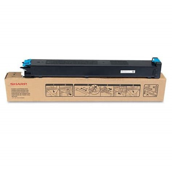 Toner SHARP MX23GTCA:  MX2310U cian 10.000p.