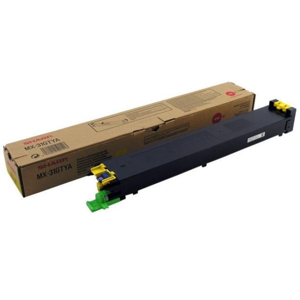 Toner SHARP MX31GTYA:  MX2301 MX2600 amarillo MX3100 MX5001  15.000p.