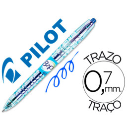 Bolígrafo tinta gel PILOT B2P azul reciclado