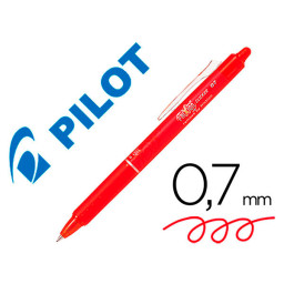 Bolígrafo PILOT Frixion Clicker borrable rojo 