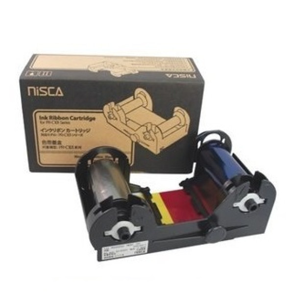 Ribbon NISCA PR-C101 - color YMCKO 250 tarjetas/rollo Type PR50025UC