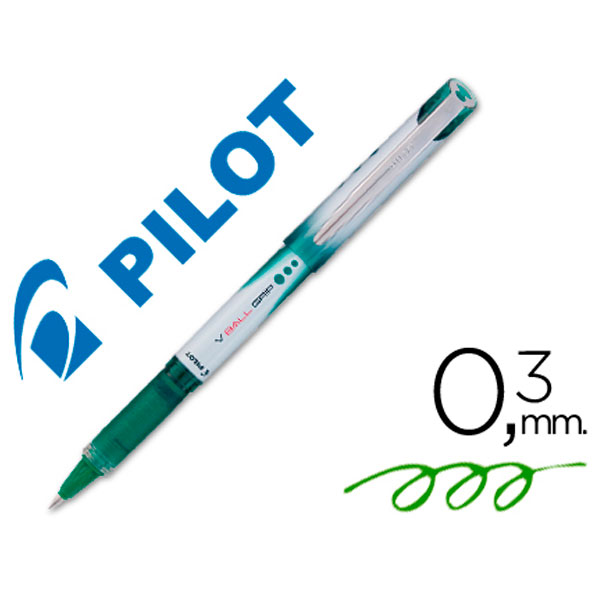 Rotulador PILOT Roller V-Ball Grip verde 0.5 mm Roller ball pen 