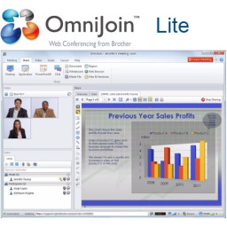 BROTHER OMNIJOIN Lite - licencia anual videoconfer 8asist. 8video calidad 720pHD 500MB