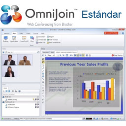 BROTHER OMNIJOIN Estándar - lic.anual videoconf. 30asist. 12video calidad 1080pHD 1GB