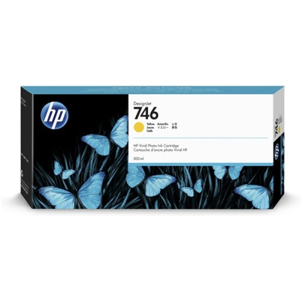 C.t. HP #746 amarillo 300ml Designjet Z6 Z6dr Z9+