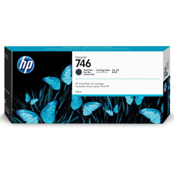 C.t.HP #746 negro mate 300ml Designjet Z6 Z6dr Z9+