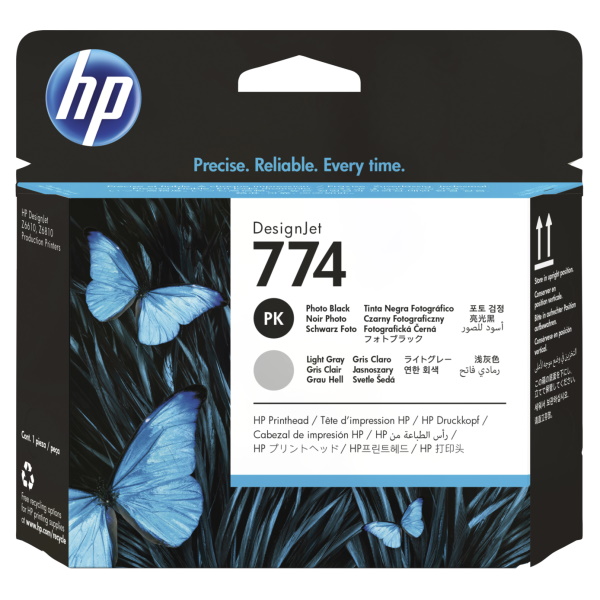 Cabezal HP #774 negro foto / gris claro Designjet Z6810 Photo Black/Light Gray printhead