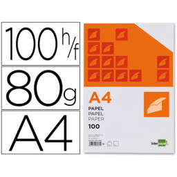 Papel LIDERPAPEL laser/copy 100A4 blanco 80gr. (28231)